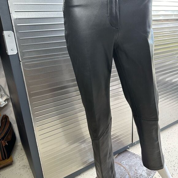 Versus by Versace Leather Slim Pants 24/38 Made in Italy XS - Picture 8 of 15